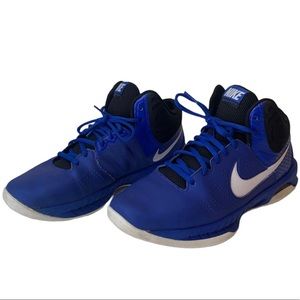 Nike Men's 8.5 Air Visi Pro VI Basketball Shoes-Game Royal/White/Blk